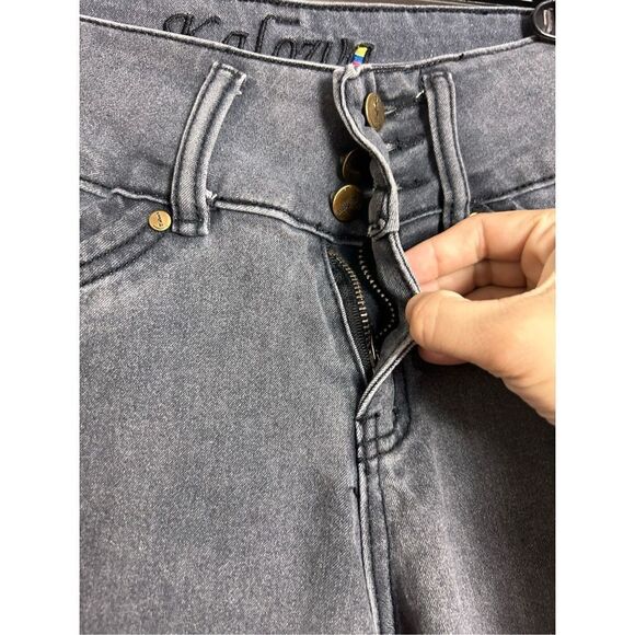 Kalowa Premium COLLECTION Colombian Grey Stretch Jeans Size 3 - Picture 8 of 9